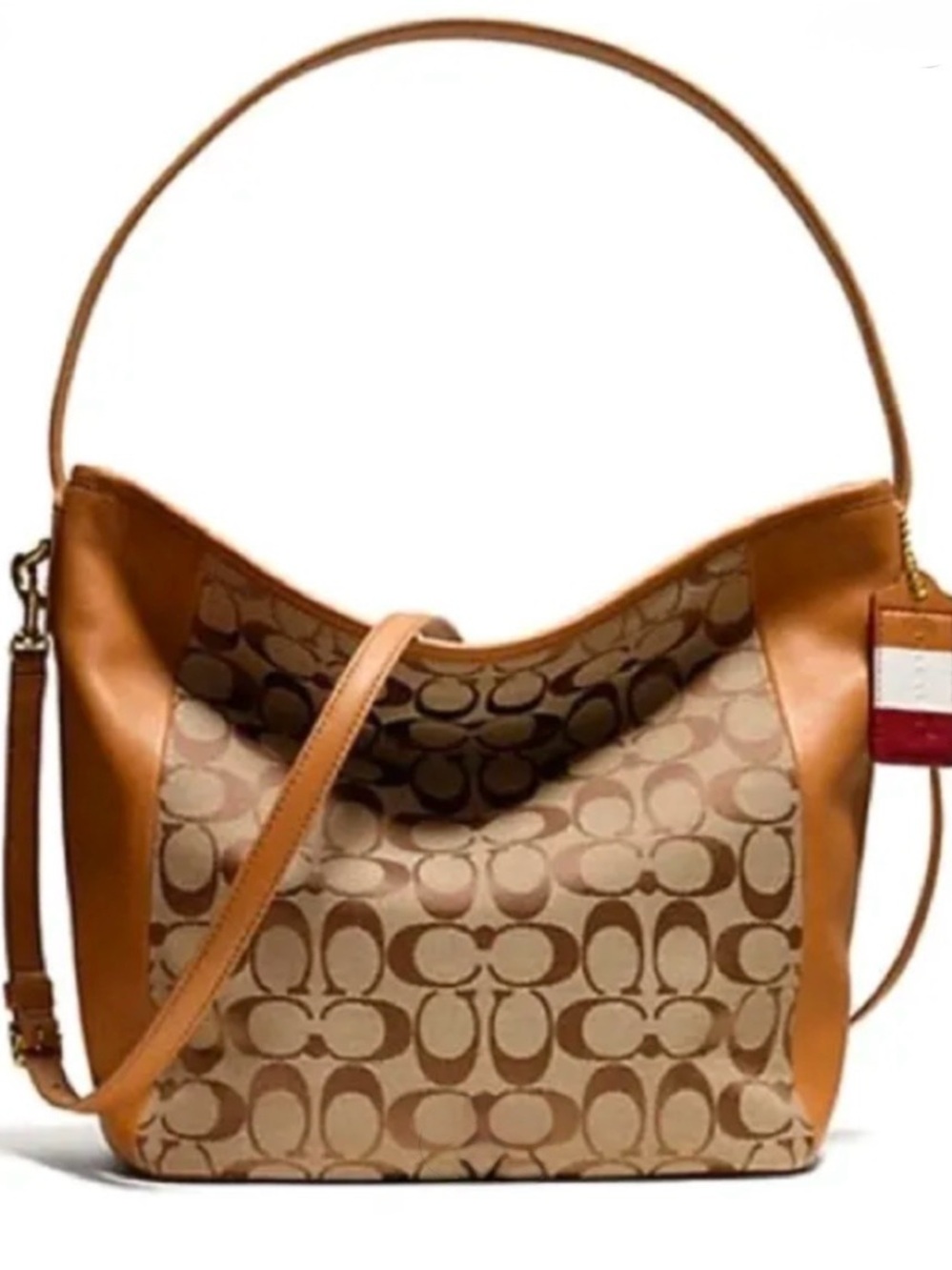 Coach Legacy Weekend Signature Shoulder Hobo Crossbody Bag (Style number 23702)